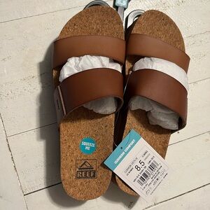 Reef double strap platform sandals